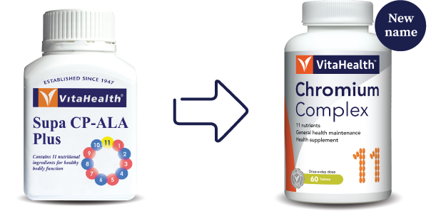 VitaHealth Malaysia Supplement: New Look, Same Quality For Our Health Supplements - Chromium Complex