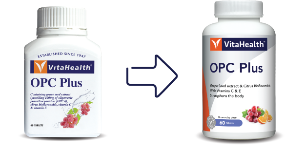 VitaHealth Malaysia Supplement: New Look, Same Quality For Our Health Supplements - OPC Plus